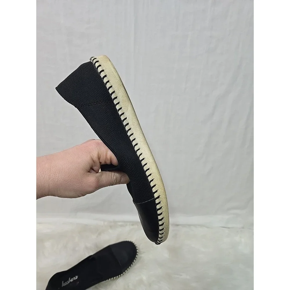 Skechers Stretch Fit‎ - Cora Women's Slip On Loafers Black US Size 8 Knit Pebble